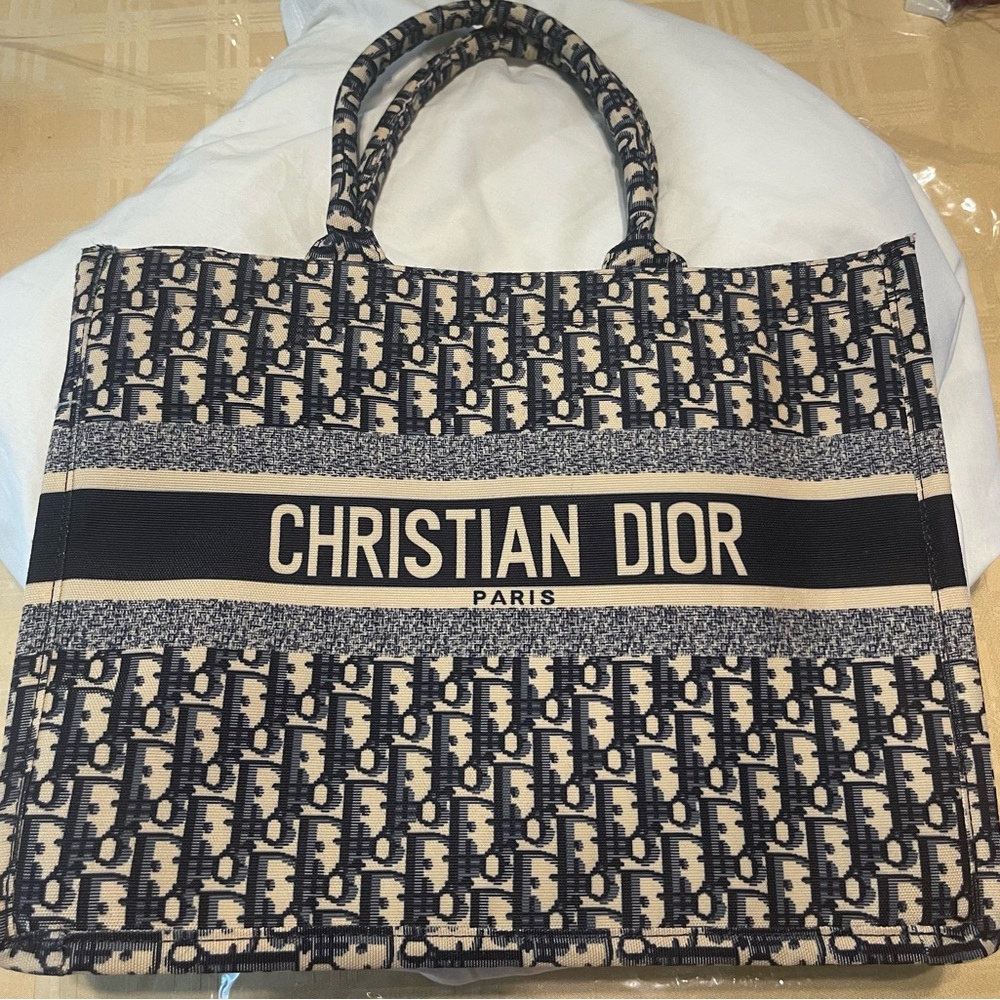 Dior Tote Bag in Black and Cream